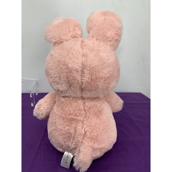 Spark your imagination Pink Rabbit BunnyJingle Rattle Embroidered Eyes and nose - Picture 5 of 10